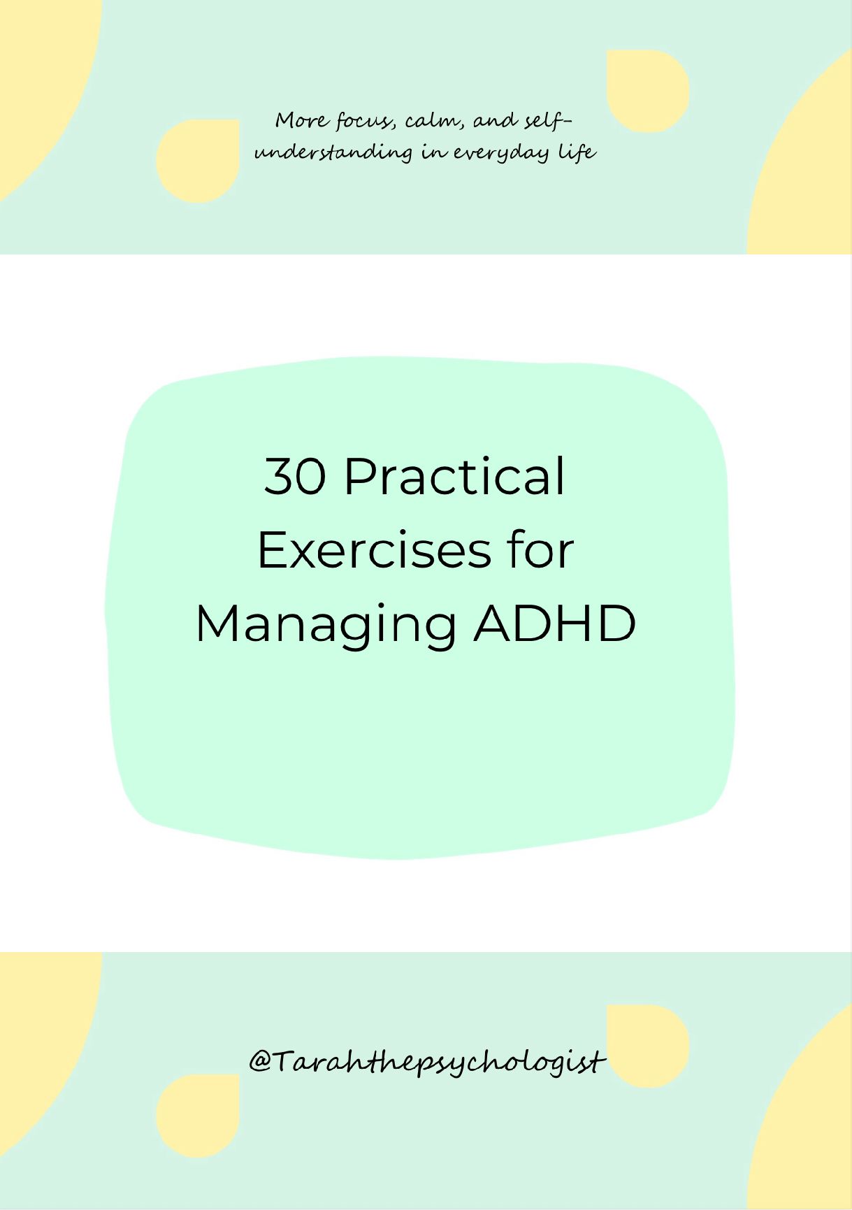 30 Practical Exercises for Managing ADHD – Tarah the Psychologist